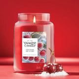 Cherries On Snow™ Original Large Jar Candle