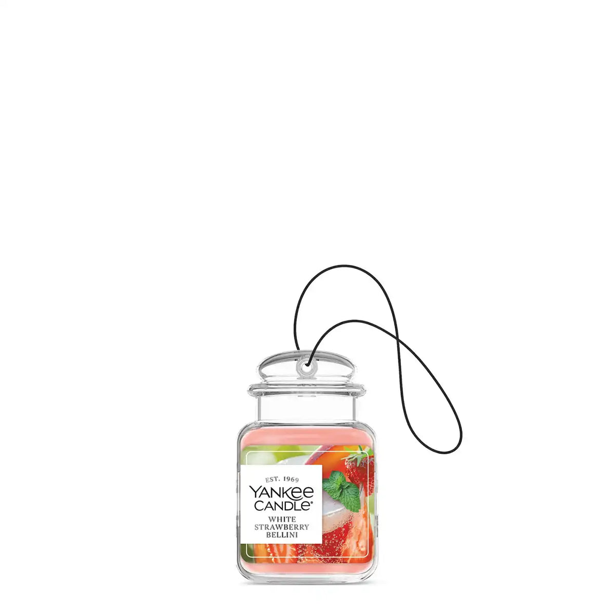 White Strawberry Bellini Car Jar Ultimate