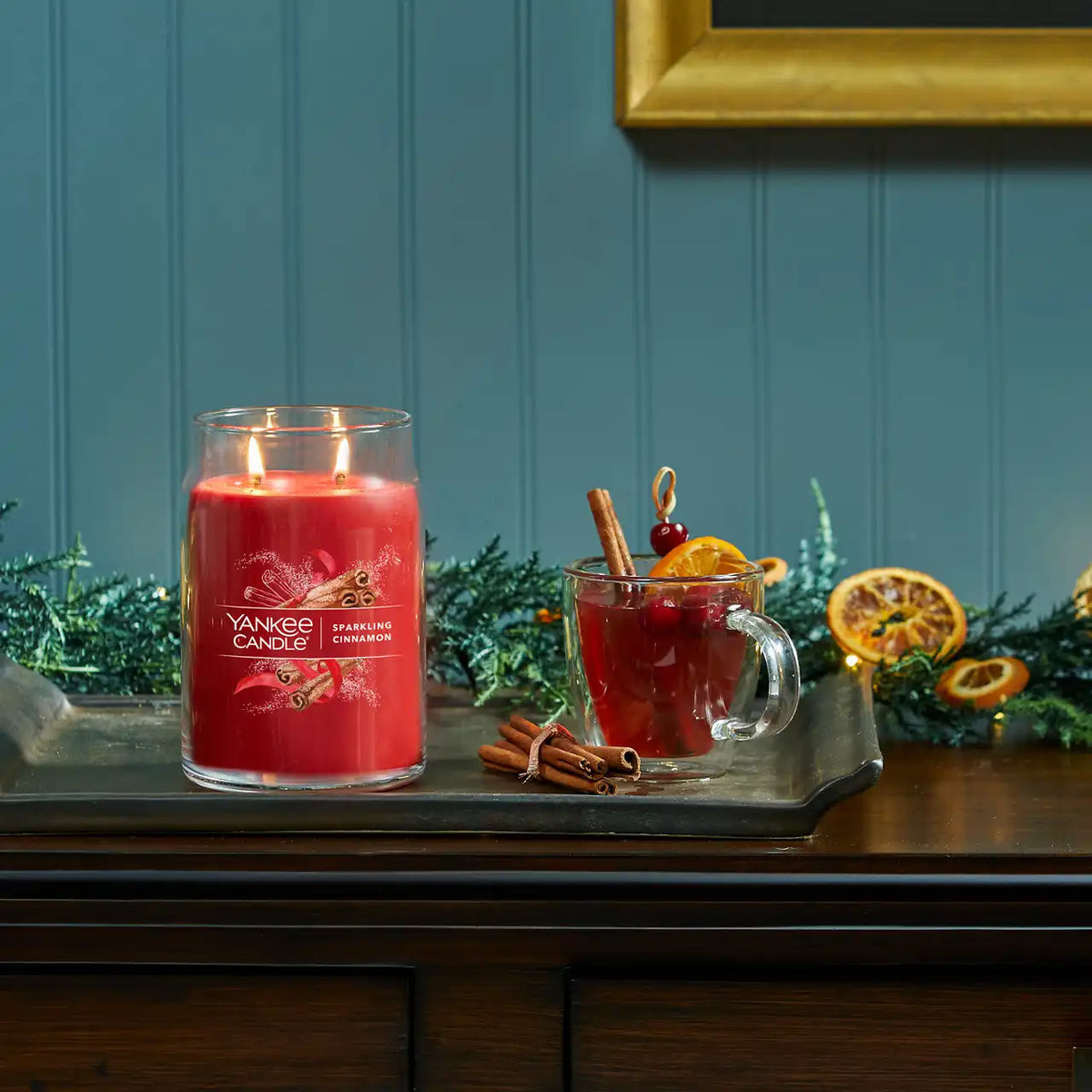 Sparkling Cinnamon Signature Large Jar Candle