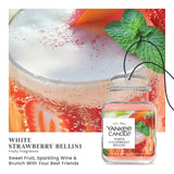 White Strawberry Bellini Car Jar Ultimate