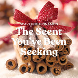 Sparkling Cinnamon Signature Medium Pillar Candles