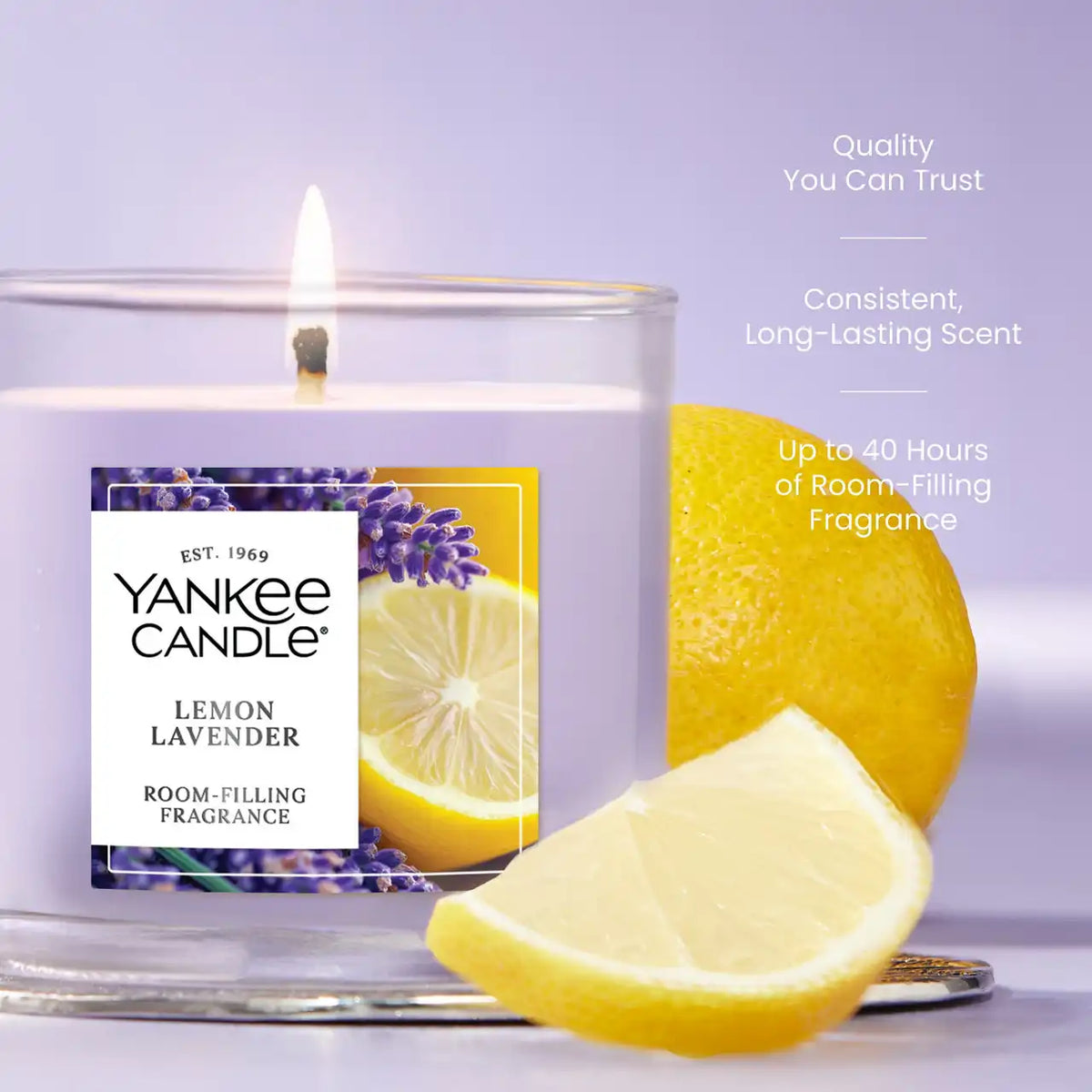 Lemon Lavender Small Tumbler Candle