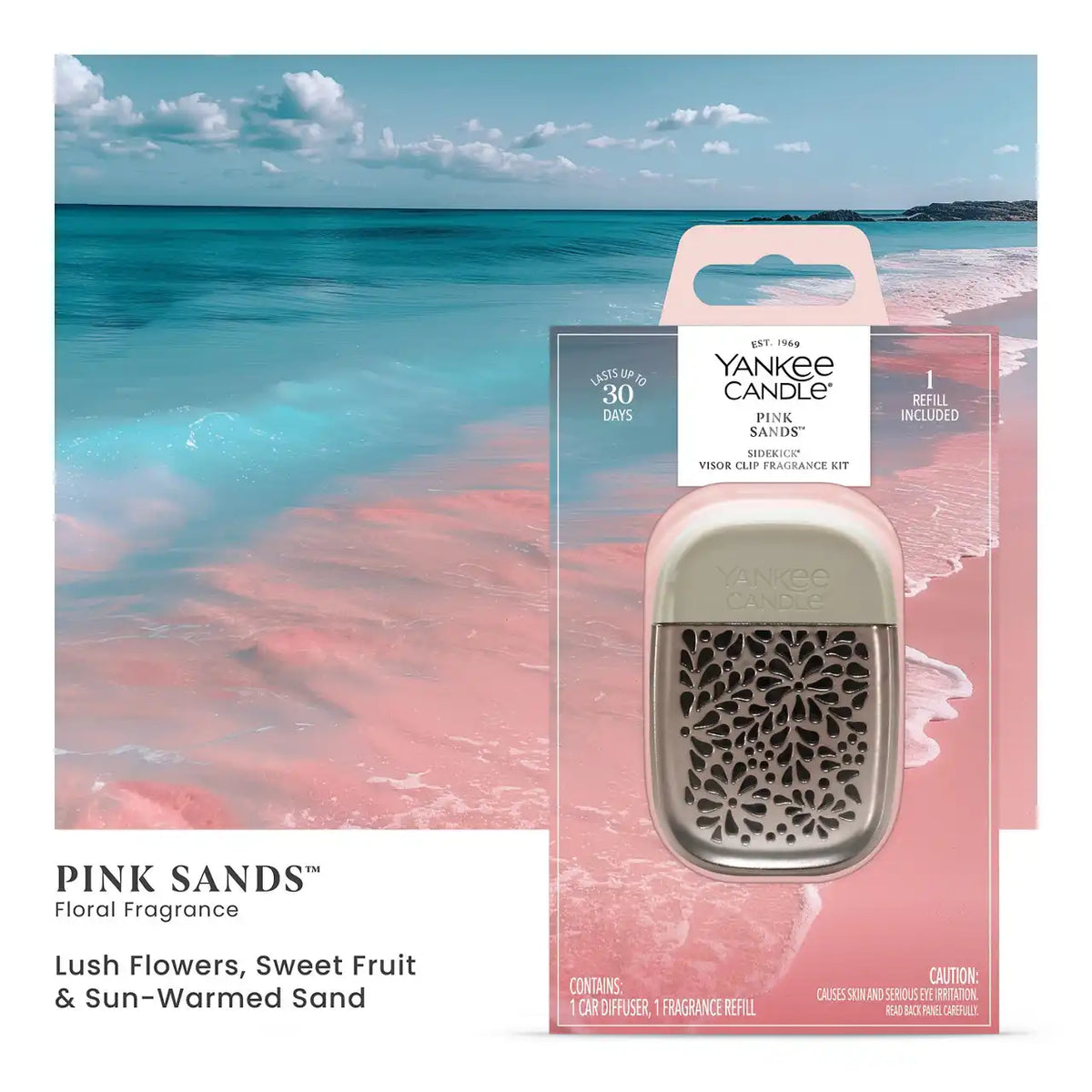 Pink Sands™ SideKick® Leaf Visor Clip Fragrance Kit Sidekick® Visor Clip Fragrance Kit