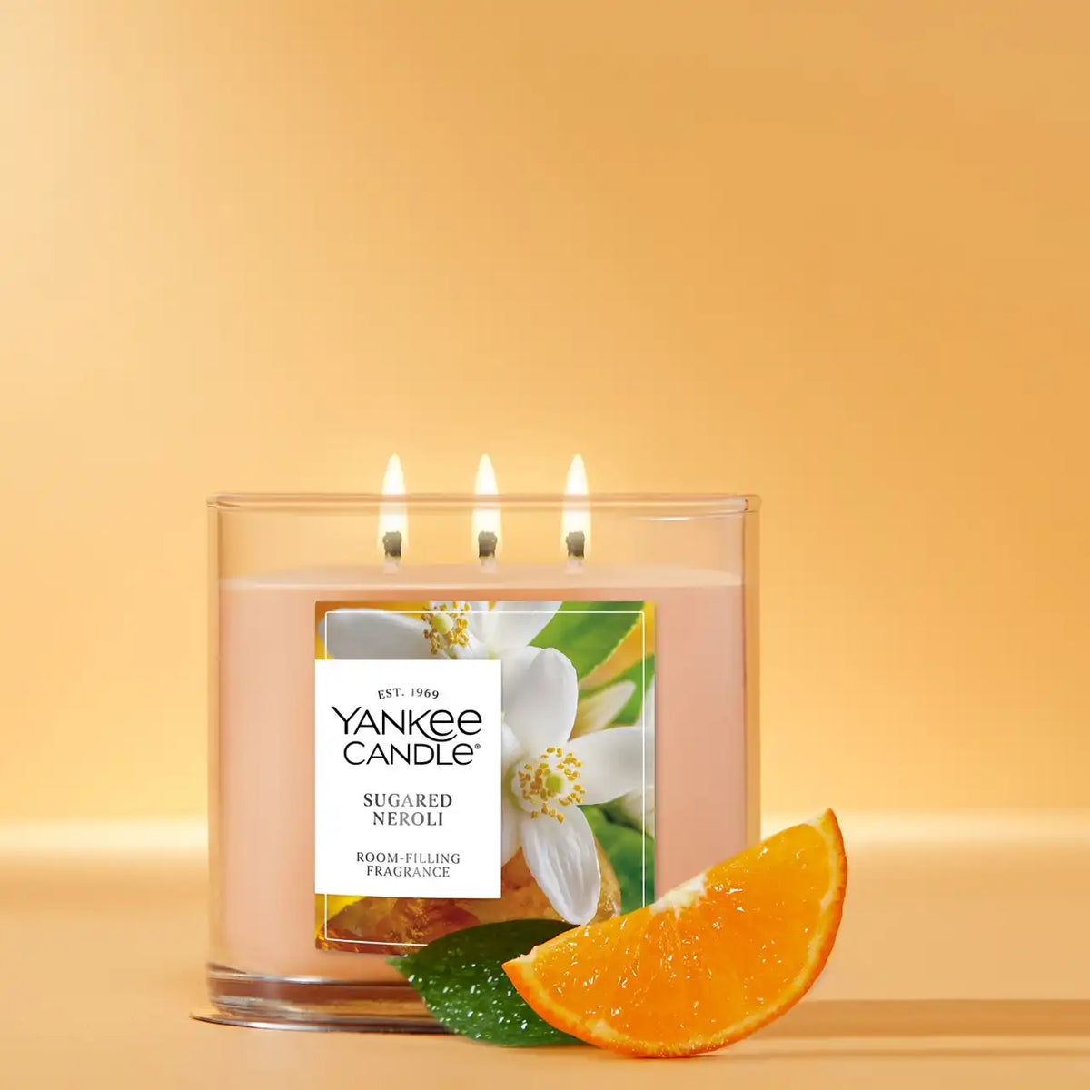 Sugared Neroli 3-Wick Candle