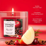 Red Apple Wreath Small Tumbler Candle
