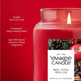 Red Apple Wreath Original Large Jar Candle
